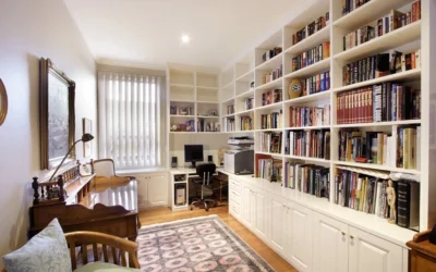 How to Create a Floor-to-Ceiling Built-In Bookshelves