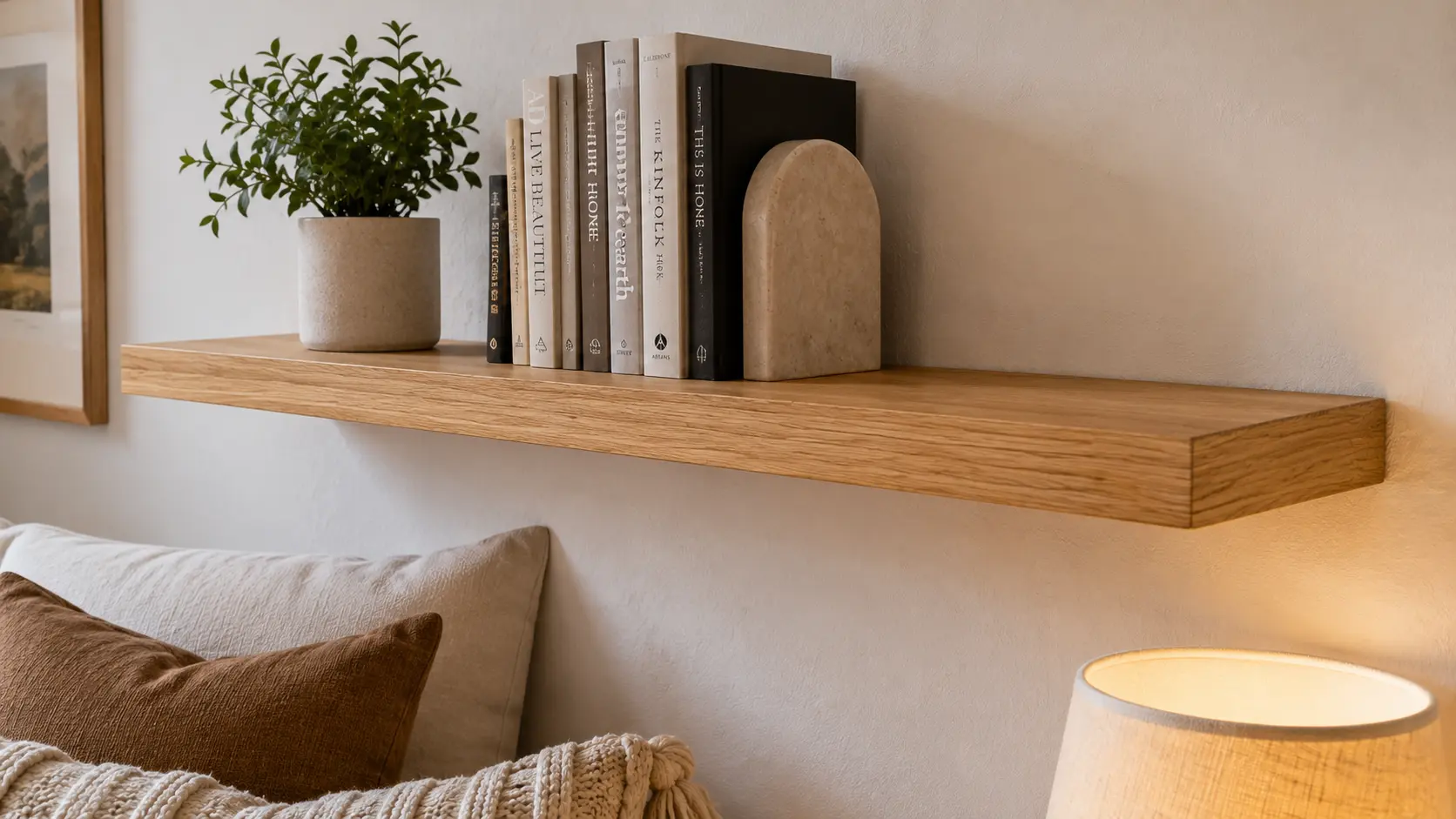 floating bookshelves