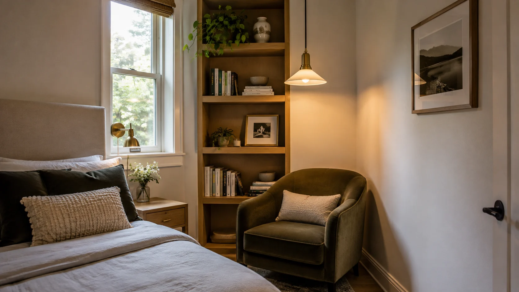 Bedroom Bookshelves