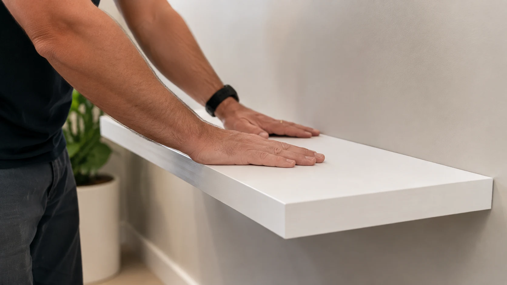 how to make floating bookshelves