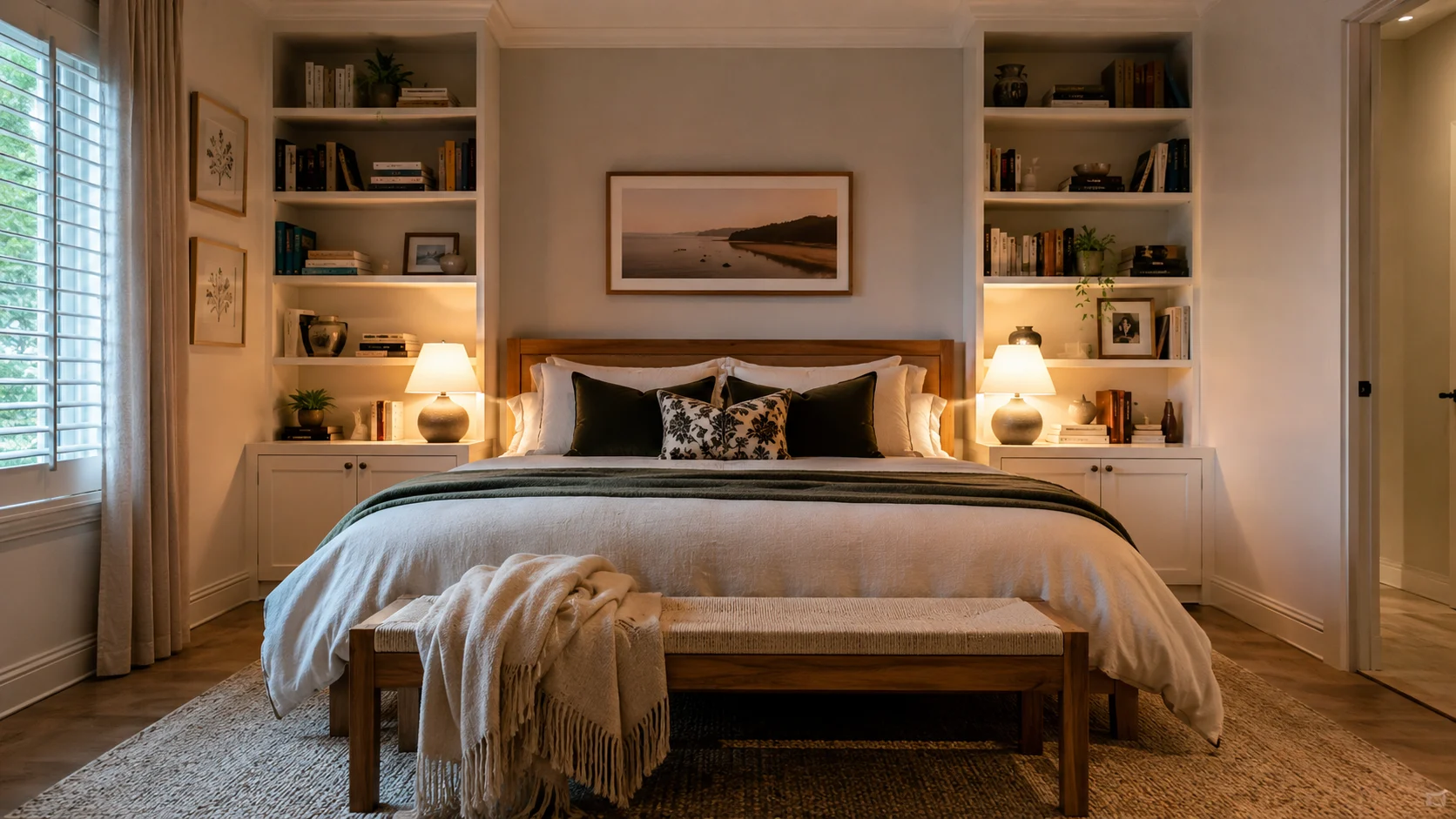 Bedroom Bookshelves