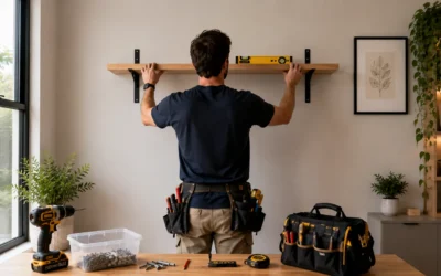 How to Make Floating Bookshelves (and When to Call a Professional)